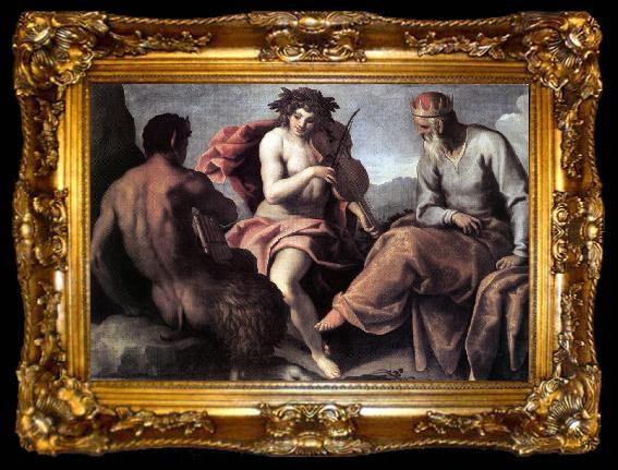 framed  PALMA GIOVANE Apollo and Marsyas (1)a sg, ta009-2